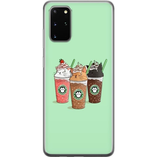 Samsung Galaxy S20+ Gennemsigtig cover Catpuccino