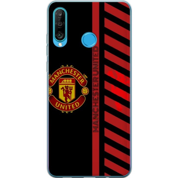 Huawei P30 lite Gennemsigtig cover Manchester United