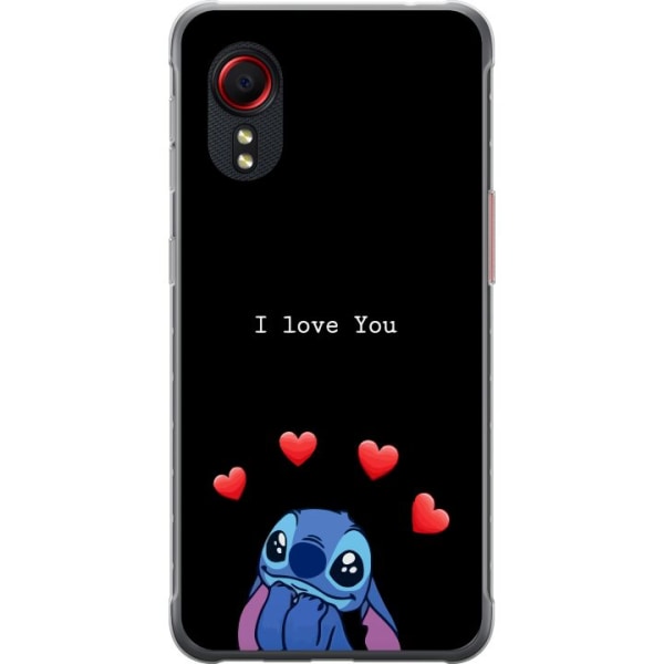 Samsung Galaxy Xcover 5 Gennemsigtig cover Stitch Kærlighed