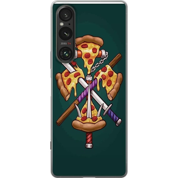 Sony Xperia 1 V Gennemsigtig cover Pizza