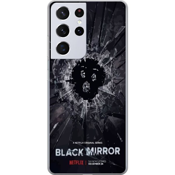 Samsung Galaxy S21 Ultra 5G Gjennomsiktig deksel Black Mirror