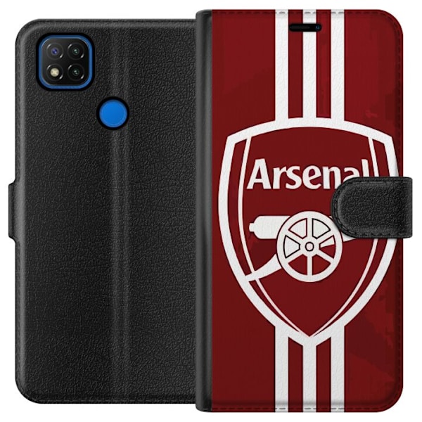 Xiaomi Redmi 9C Lompakkokotelo Arsenal