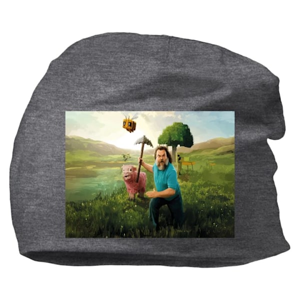 Hue til Voksen | Varm Beanie i Blødt Materiale A Minecraft Movie Mørkegrå one size