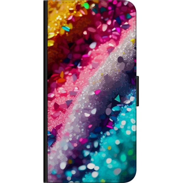 Samsung Galaxy J6+ Plånboksfodral Glitter
