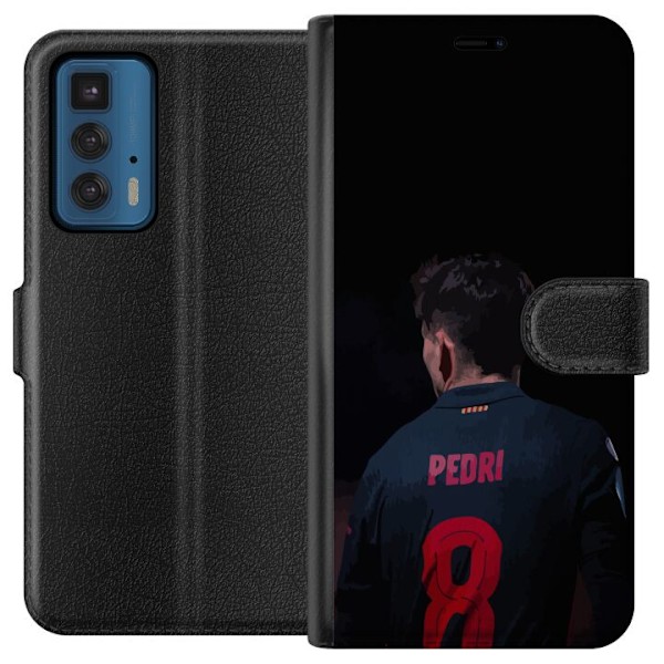 Motorola Edge 20 Pro Plånboksfodral Pedri FC Barcelona Fotbol
