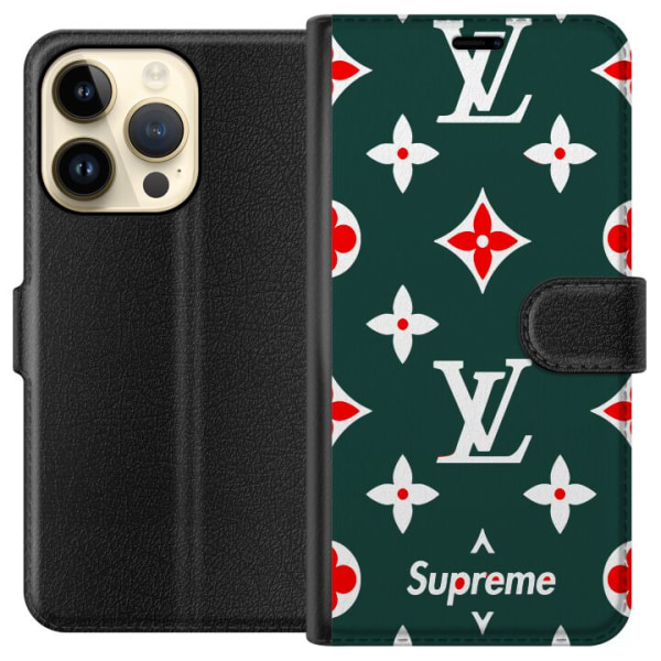 lv supreme iphone 15 pro max case