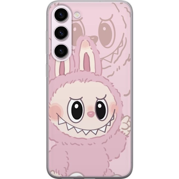 Samsung Galaxy S23+ Genomskinligt Skal Labubu Floral Freak – Blommigt monster i vintage-stil