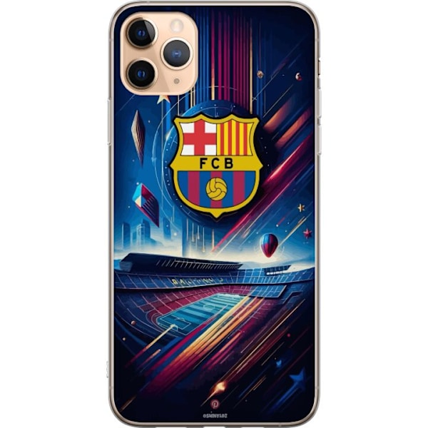 Apple iPhone 11 Pro Max Läpinäkyvä kuori FC Barcelona