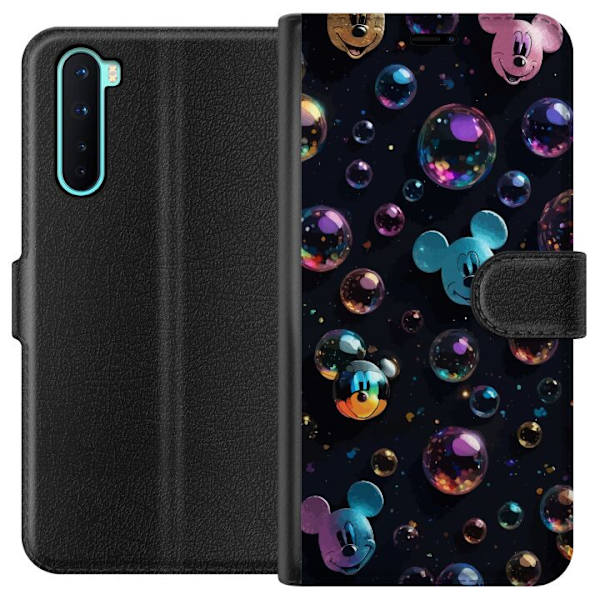 OnePlus Nord Lompakkokotelo  Mikki Hiiri Disney Kuplat Suunnittelu Hauska Motiivi Suosittu Disney-hahmo Piirrossarja Lasten Klassikko