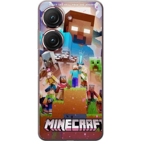 Asus Zenfone 9 Gennemsigtig cover Minecraft
