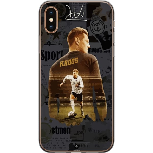 Apple iPhone XS Max Genomskinligt Skal Toni Kroos