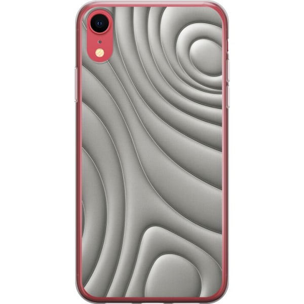 Apple iPhone XR Gennemsigtig cover Sølvbølger