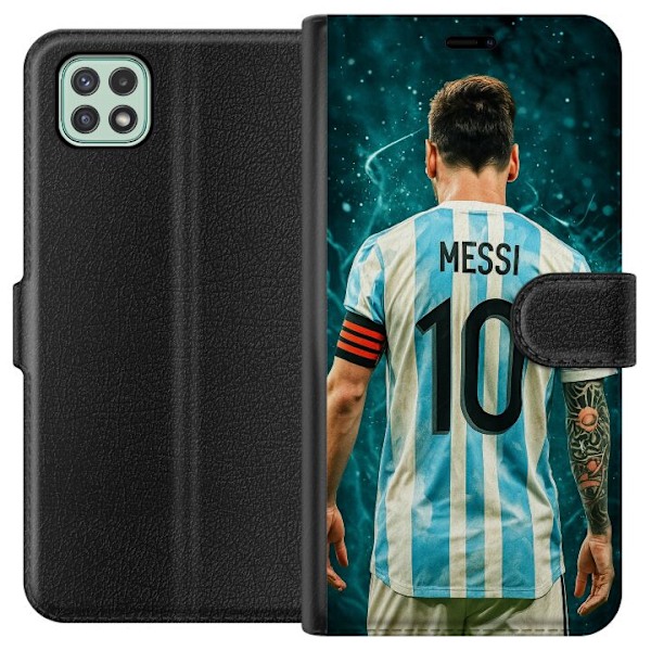 Samsung Galaxy A22 5G Lommeboketui Messi