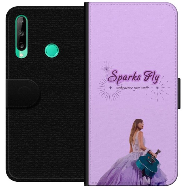 Huawei P40 lite E Lompakkokotelo Taylor Swift - Sparks Fly