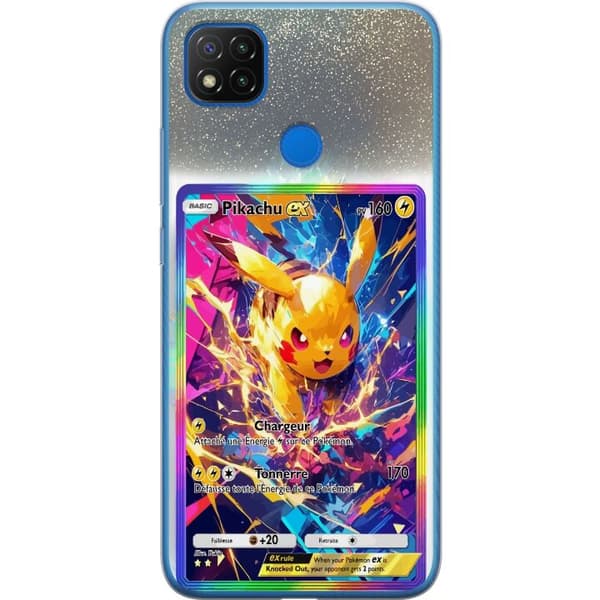 Kompatibelt Mobildeksel til Xiaomi Redmi 9C Pikachu gul