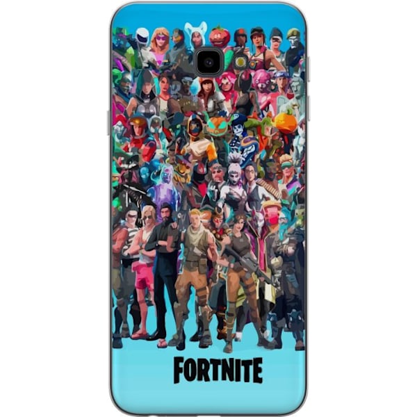 Samsung Galaxy J4+ Gennemsigtig cover Fortnite