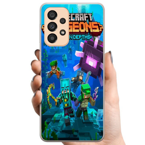 Samsung Galaxy A33 5G TPU Matkapuhelimen kuori Minecraft