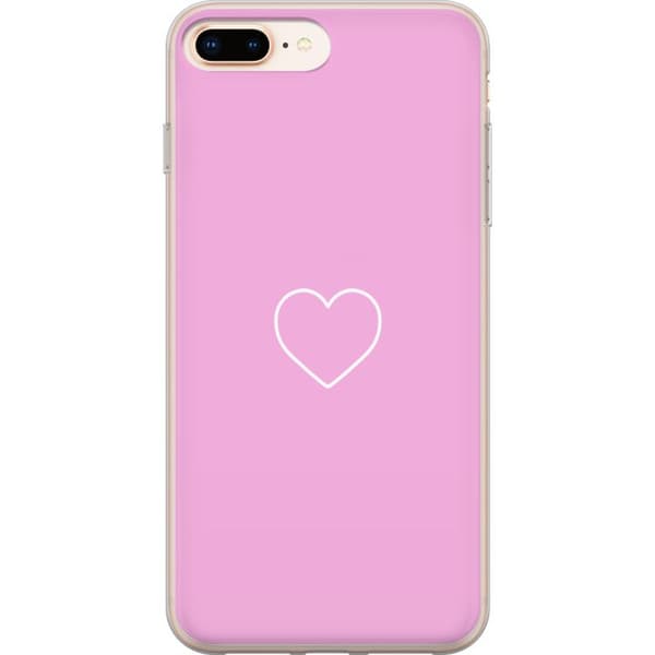 Kompatibel Mobilcover til Apple iPhone 8 Plus Hjerte