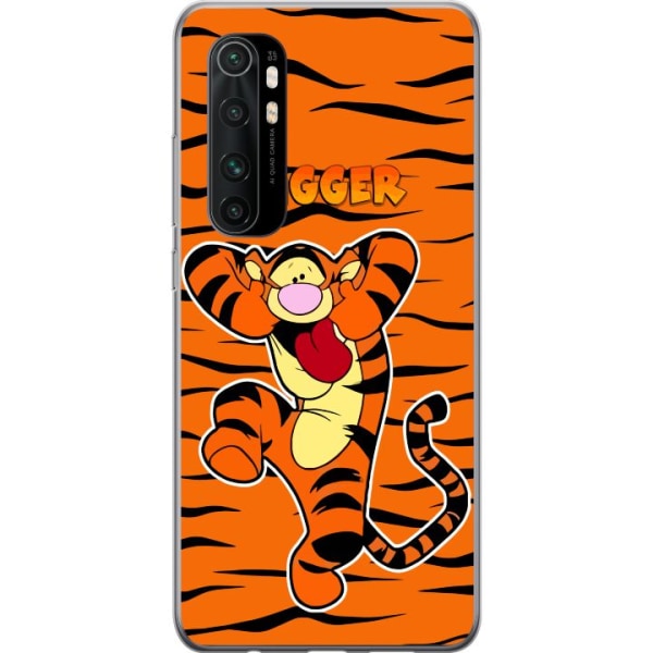 Xiaomi Mi Note 10 Lite Gennemsigtig cover Tiger