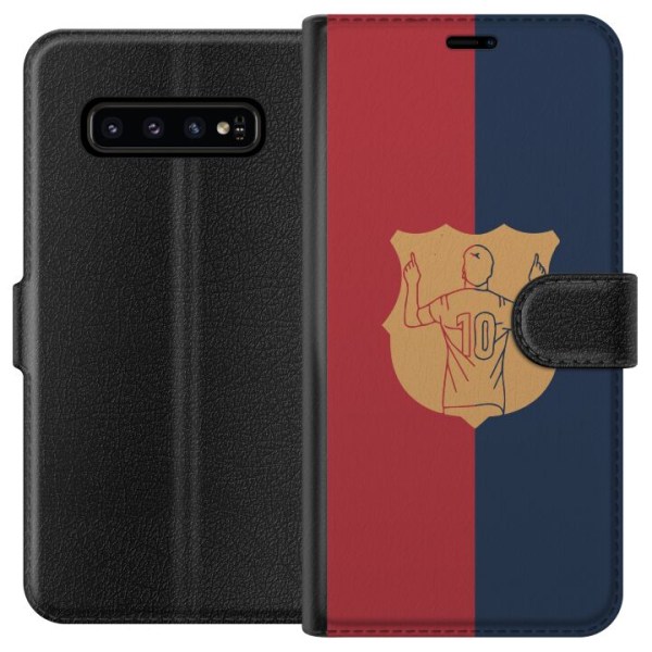 Samsung Galaxy S10 Plånboksfodral FC Barcelona