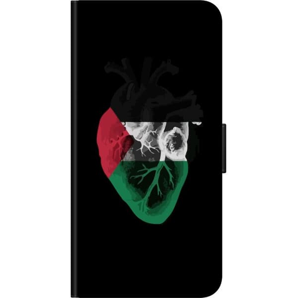 Kompatibelt Lommeboketui til OnePlus 9 Pro Palestina Hjerte