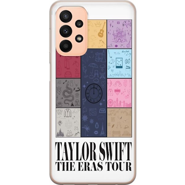 Samsung Galaxy A23 5G Gennemsigtig cover Taylor Swift Farver