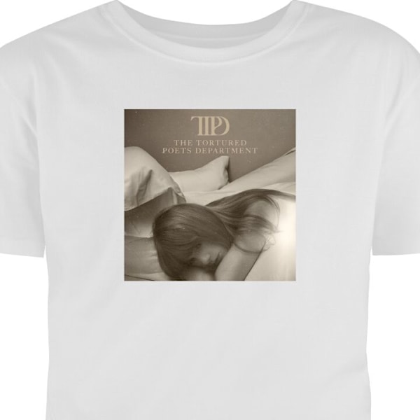 T-shirt til Voksen | Klassisk Voksen T-shirt Taylor Swift hvid XXL