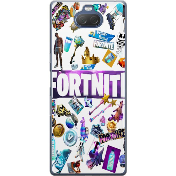 Sony Xperia 10 Plus Genomskinligt Skal Fortnite