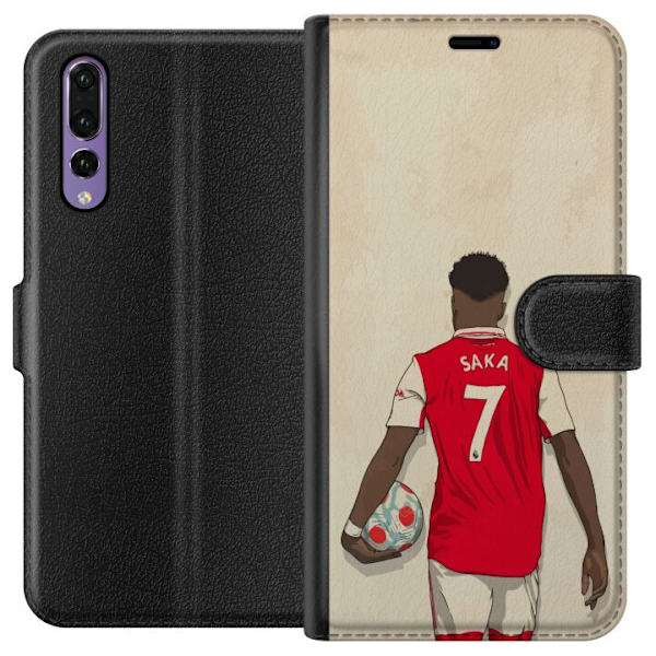Huawei P20 Pro Tegnebogsetui Arsenal FC Fodbold Arsenal FC Motiv Spiller Premier League England Populær Sport Fodboldstjerne London