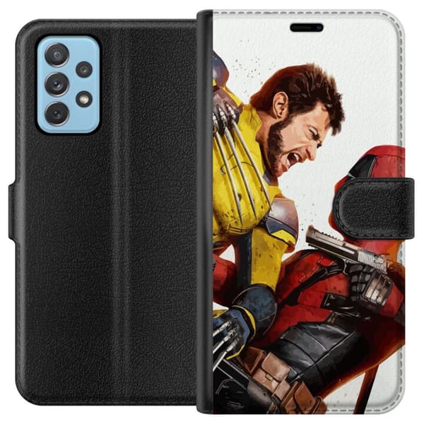 Kompatibelt Plånboksfodral till Samsung Galaxy A52 5G Deadpool & Wolverine