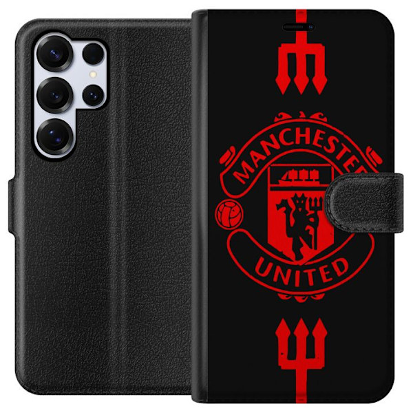Samsung Galaxy S25 Ultra Plånboksfodral ManchesterUnited