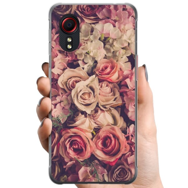 Samsung Galaxy Xcover 5 TPU Mobilcover Blomster