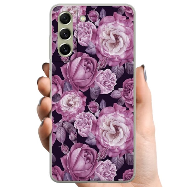 Samsung Galaxy S21 FE 5G TPU Mobildeksel Blomster