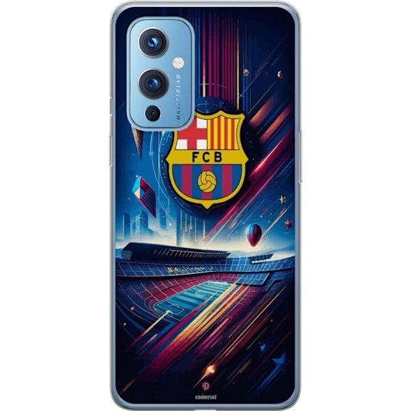 OnePlus 9 Läpinäkyvä kuori FC Barcelona