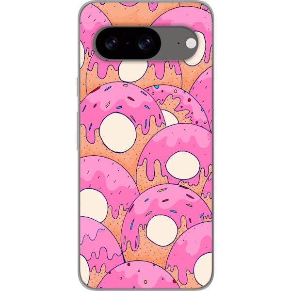 Google Pixel 8 Gennemsigtig cover Donuts