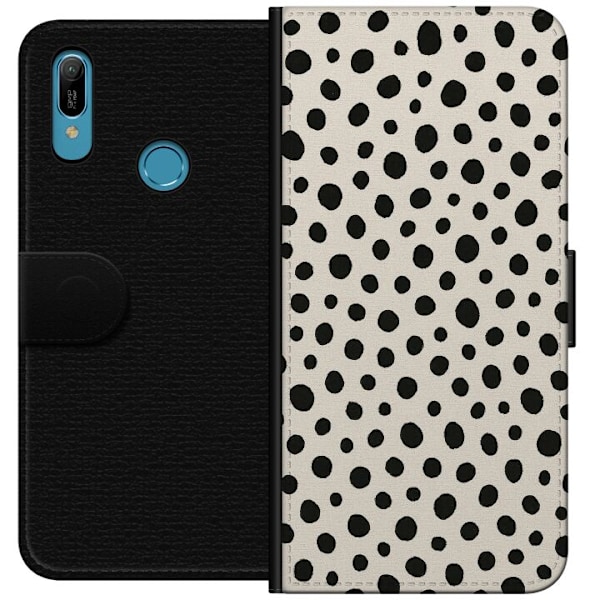 Huawei Y6 (2019) Tegnebogsetui Dot Dance