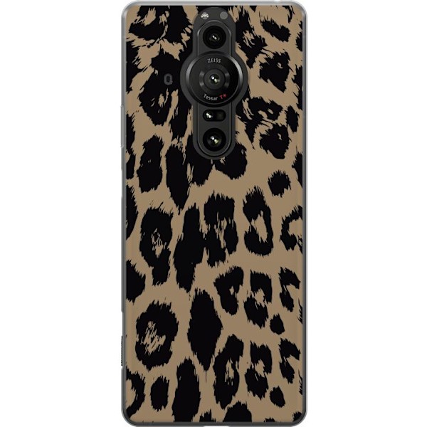 Sony Xperia Pro-I Gjennomsiktig deksel Leopard