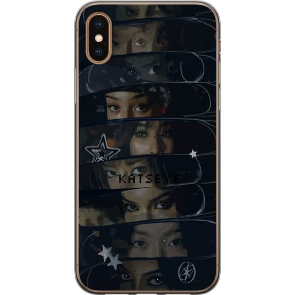 Kompatibel Mobilcover til Apple iPhone XS KATSEYE sort