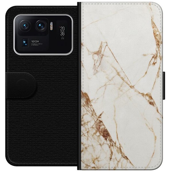 Xiaomi Mi 11 Ultra Plånboksfodral Vit marmor