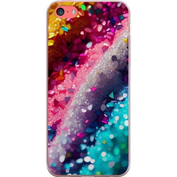 Apple iPhone 5c Läpinäkyvä kuori Glitter