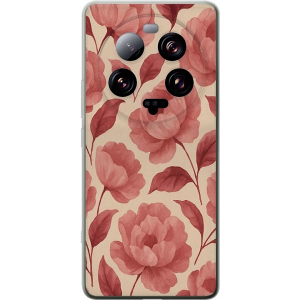 Xiaomi 13 Ultra Gennemsigtig cover Roseblomst