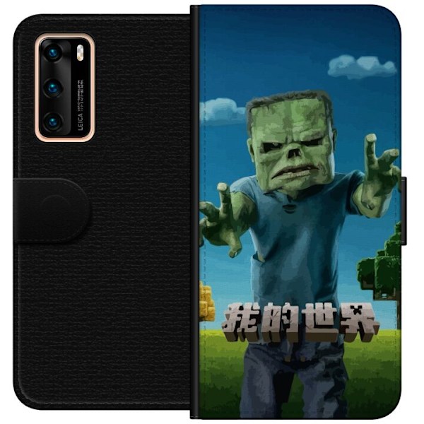 Huawei P40 Tegnebogsetui A Minecraft Movie