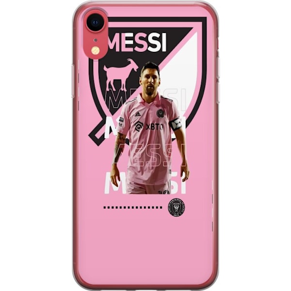Apple iPhone XR Genomskinligt Skal Lionel Messi
