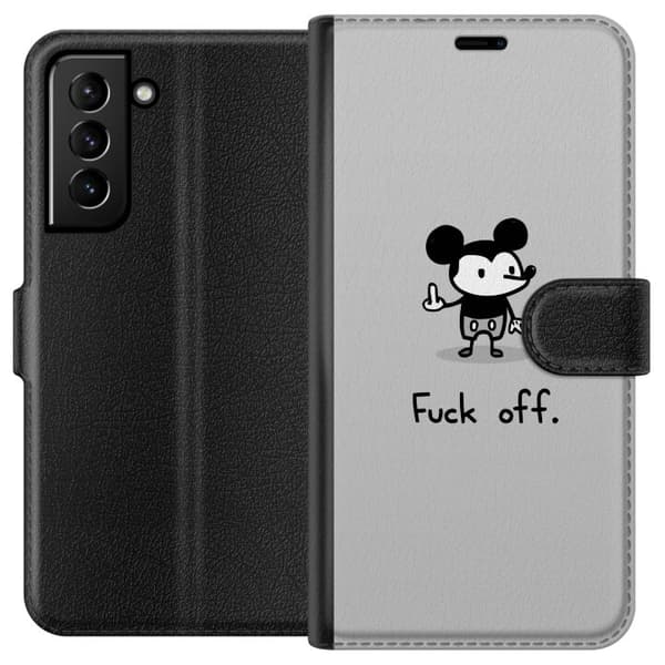 Kompatibel Tegnebogsetui til Samsung Galaxy S21+ 5G  Mickey Mouse Knep
