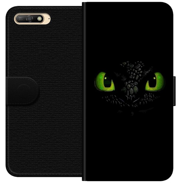 Huawei Y6 (2018) Tegnebogsetui Dragetræneren