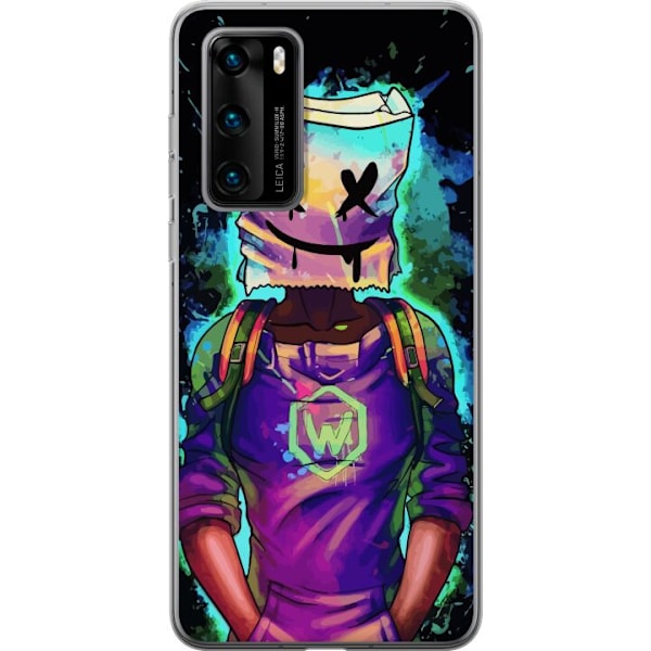 Huawei P40 Gjennomsiktig deksel Fortnite Marshmello