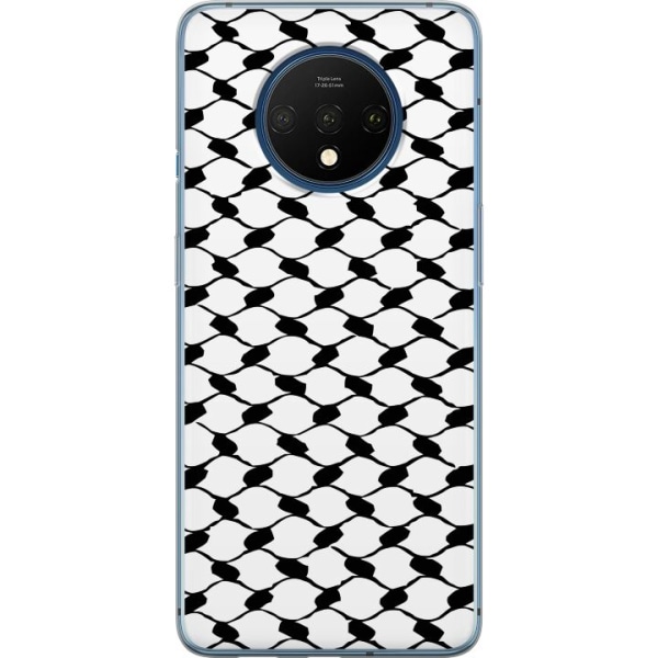 OnePlus 7T Gennemsigtig cover Keffiyeh mønster