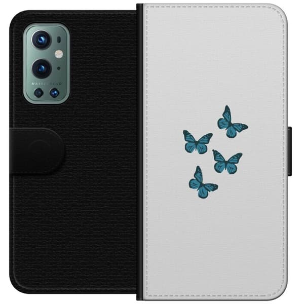 Yhteensopiva Lompakkokotelo OnePlus 9 Pro Perhoset