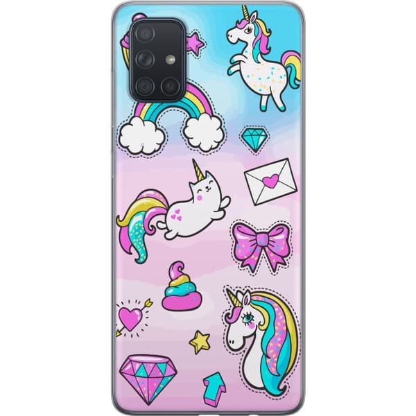 Kompatibelt Mobilskal till Samsung Galaxy A71 UNICORN