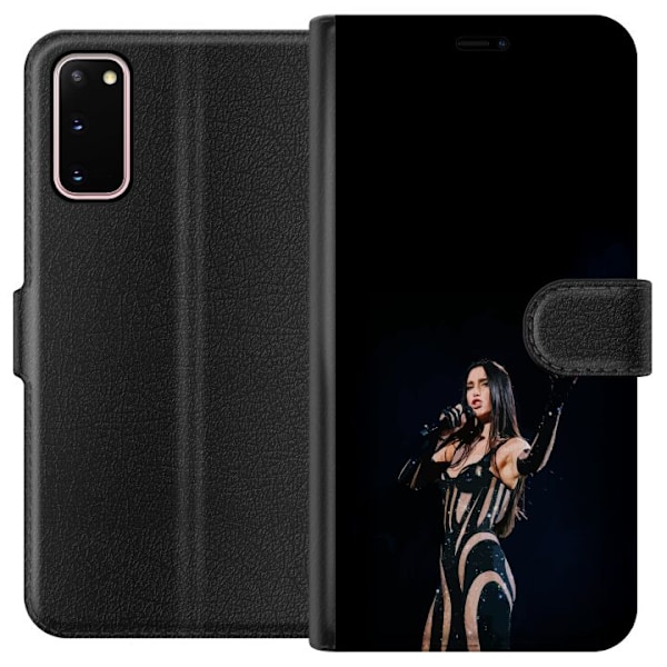Samsung Galaxy S20 Lompakkokotelo Dua Lipa – Pop Star Aesthetic
